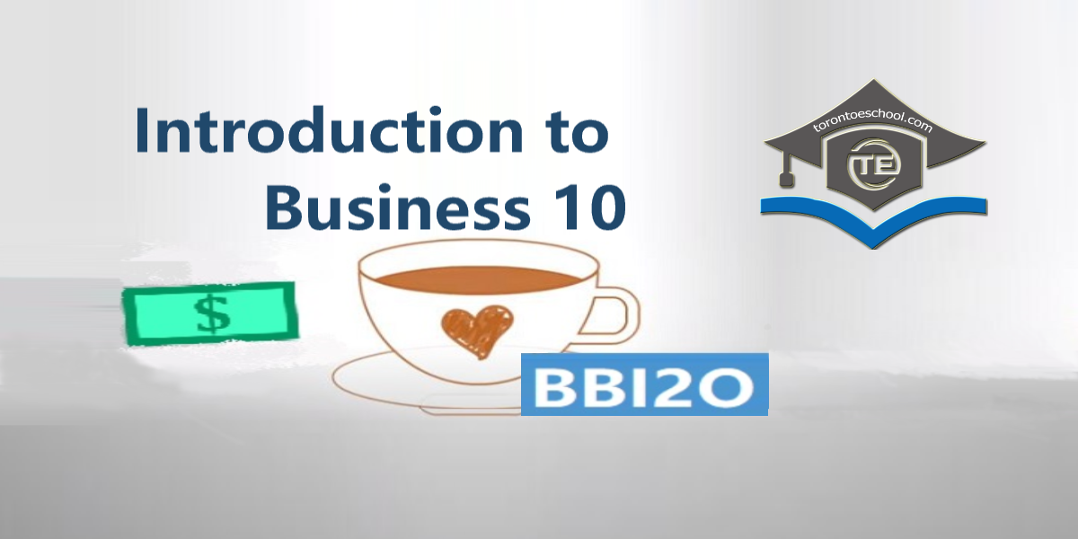 BBI2O Introduction to Business Grade 10