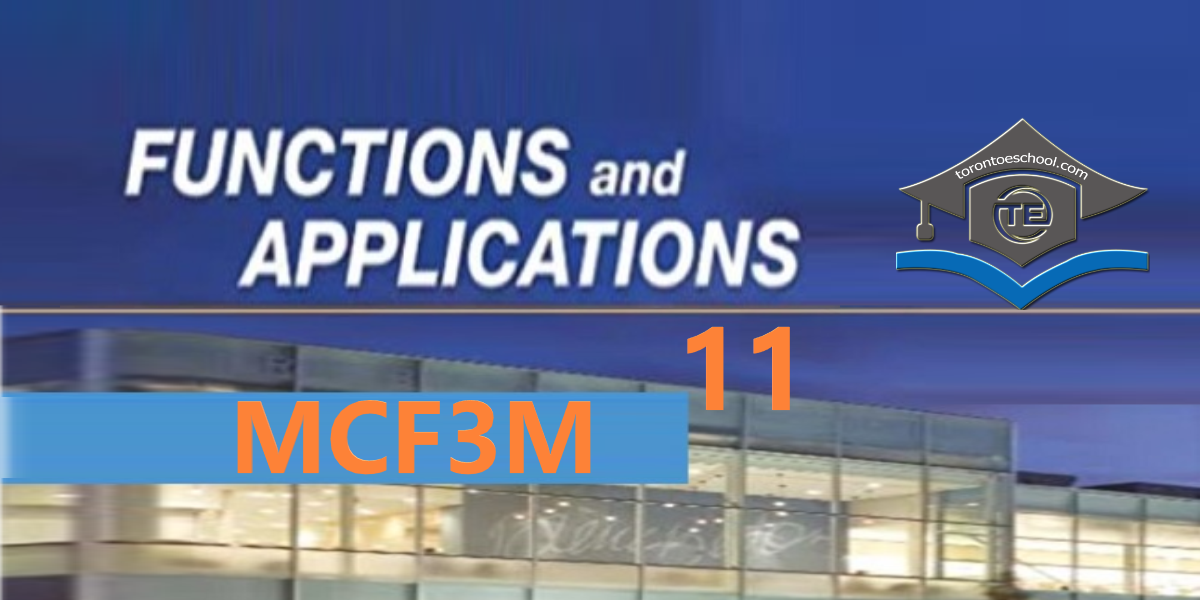 MCF3M Functions and Applications Grade 11